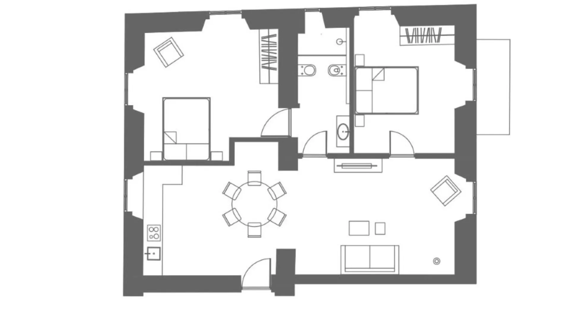 Brera Apartments In San Babila Milan